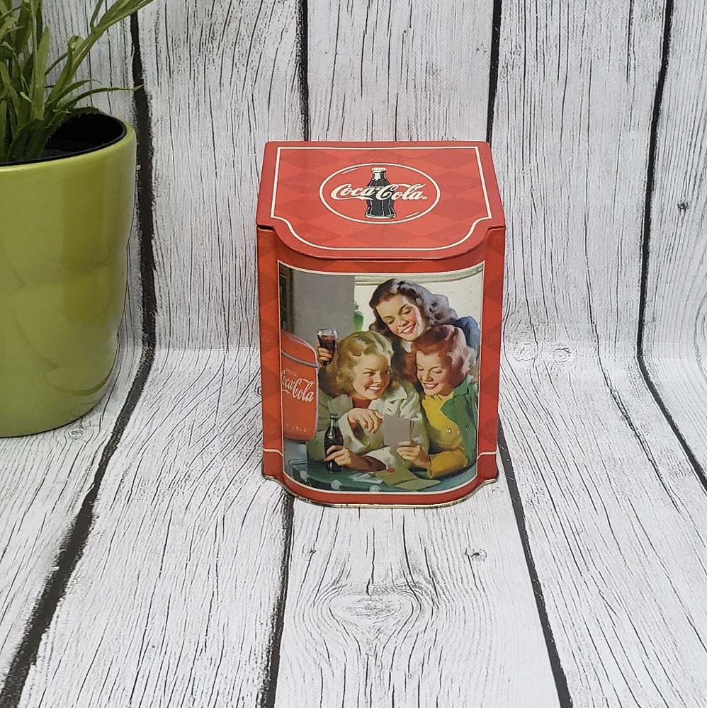 Vintage 2003 Coca Cola Company Tin Box with Lid